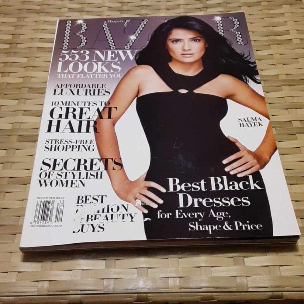 Harper's Bazaar December 2003 Salma Hayek